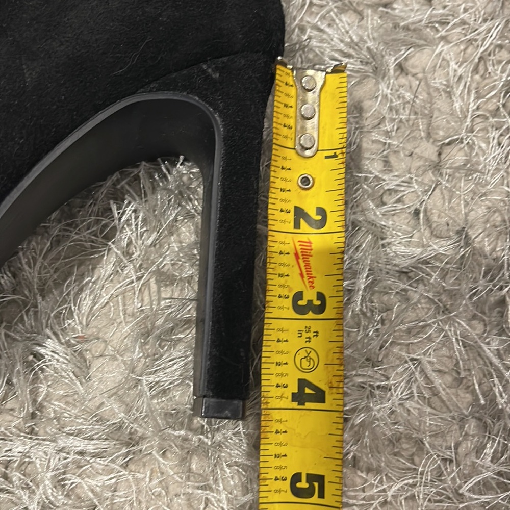 EUC SUEDE HIGH HEEL BOOTS - Picture 4 of 4